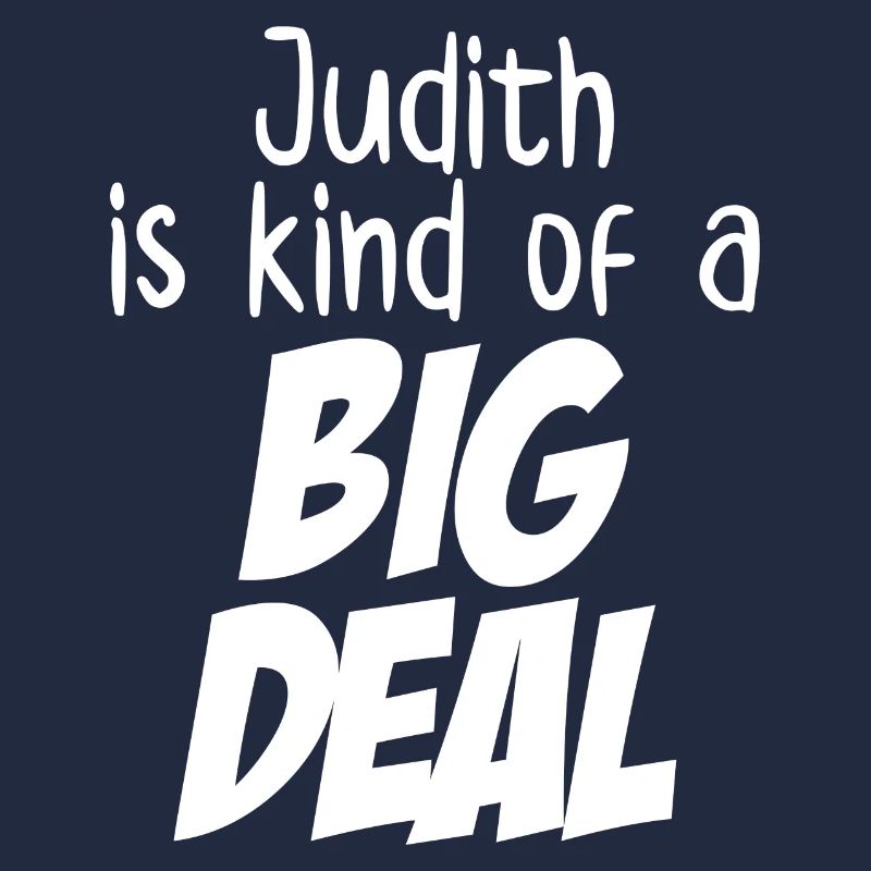 Judith ist eine große Sache