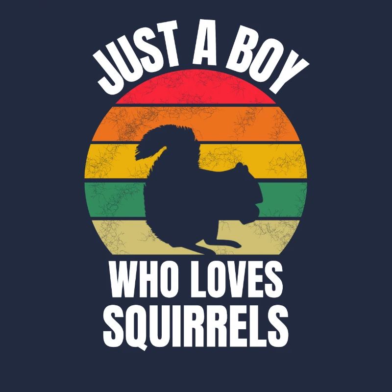 Retro Junge Eichhörnchen