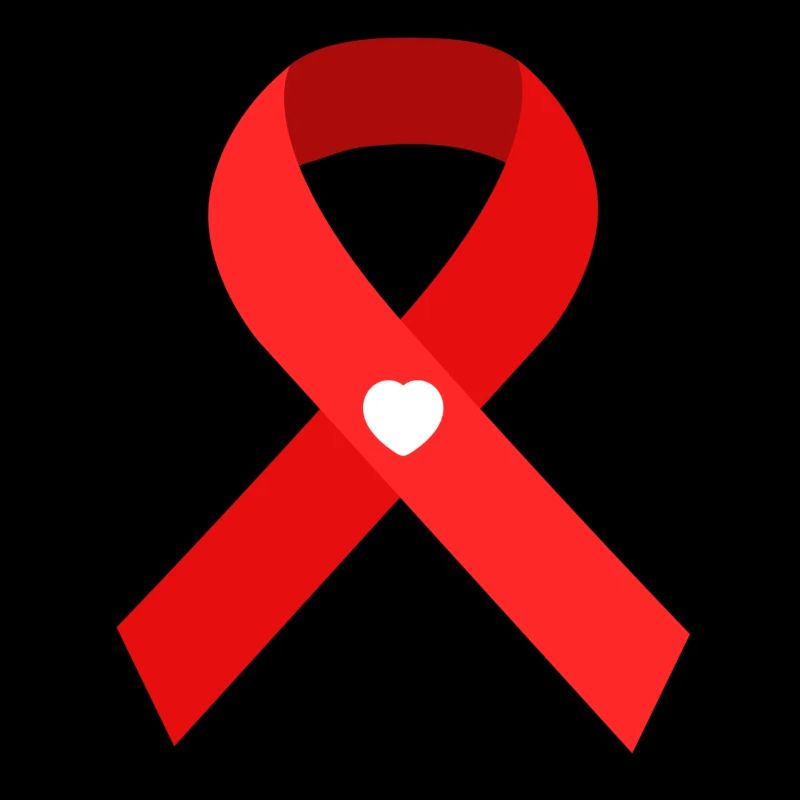 Welt-AIDS-Tag Schleife - Gemeinsam sind wir stark!