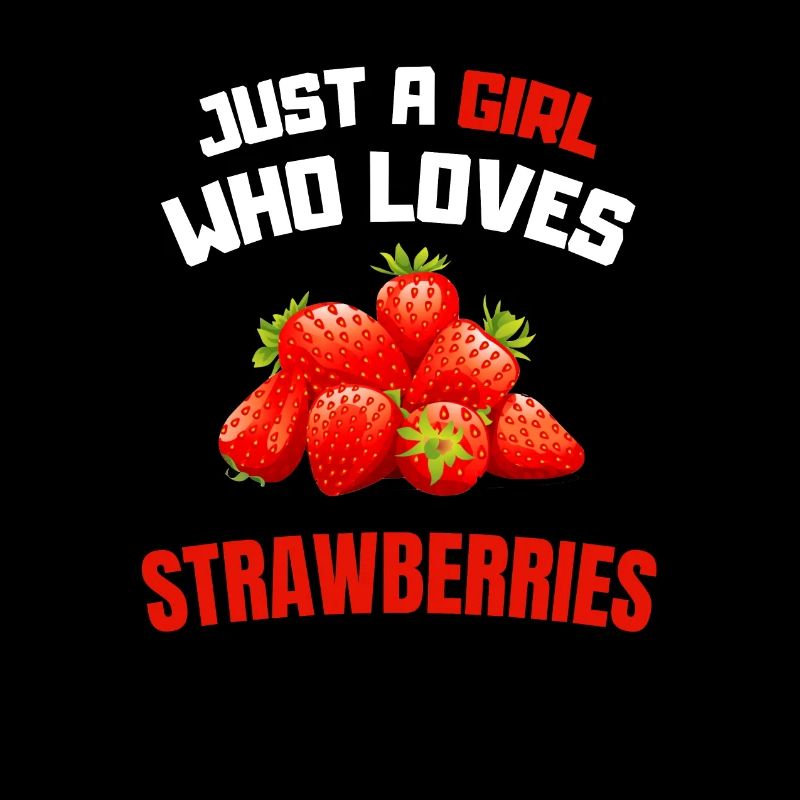 Summer Fruit Girl Gift Strawberry