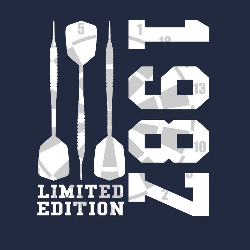 LIMITED EDITION 1987 DARTS 35. GEBURTSTAG
