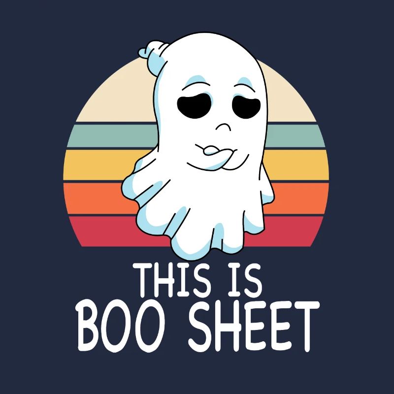 C’est Boo Sheet Ghost Retro Halloween Costume