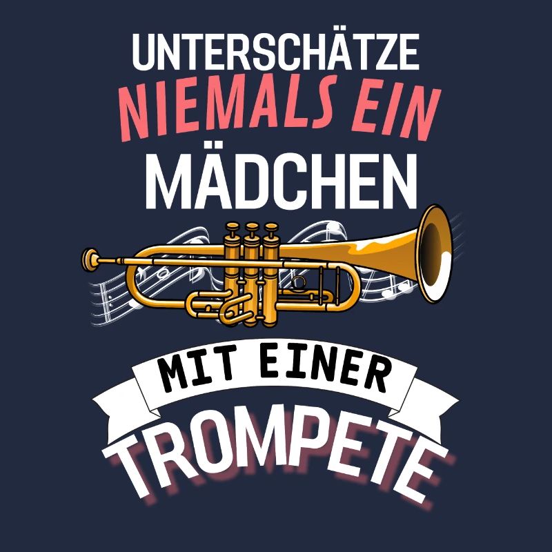 Musiker Trompeter Mädchen Geschenk Musik Trompete