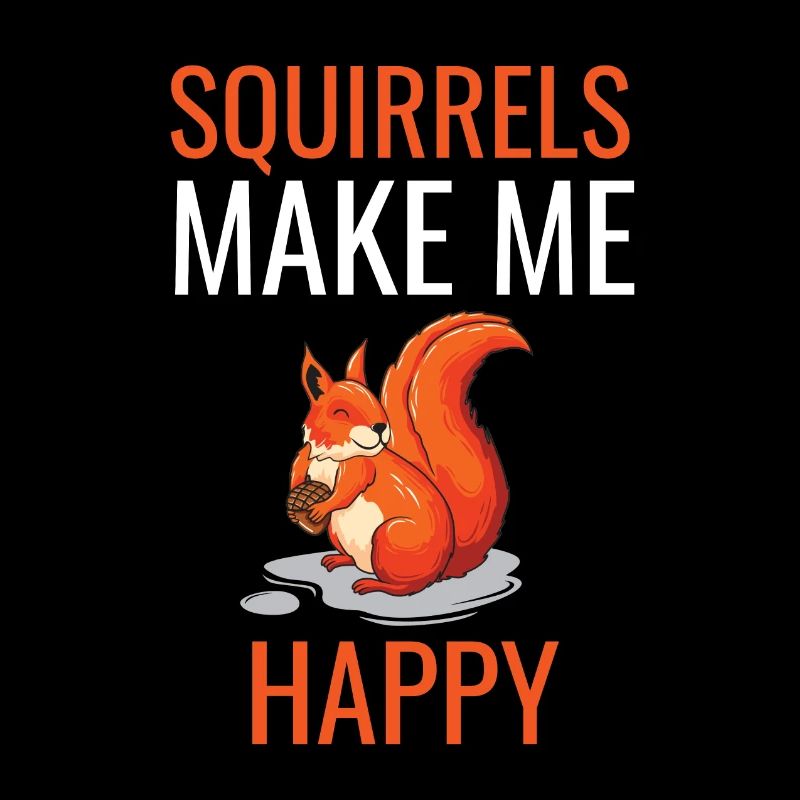 Waldbewohner Tier Lustiges Geschenk Eichhörnchen