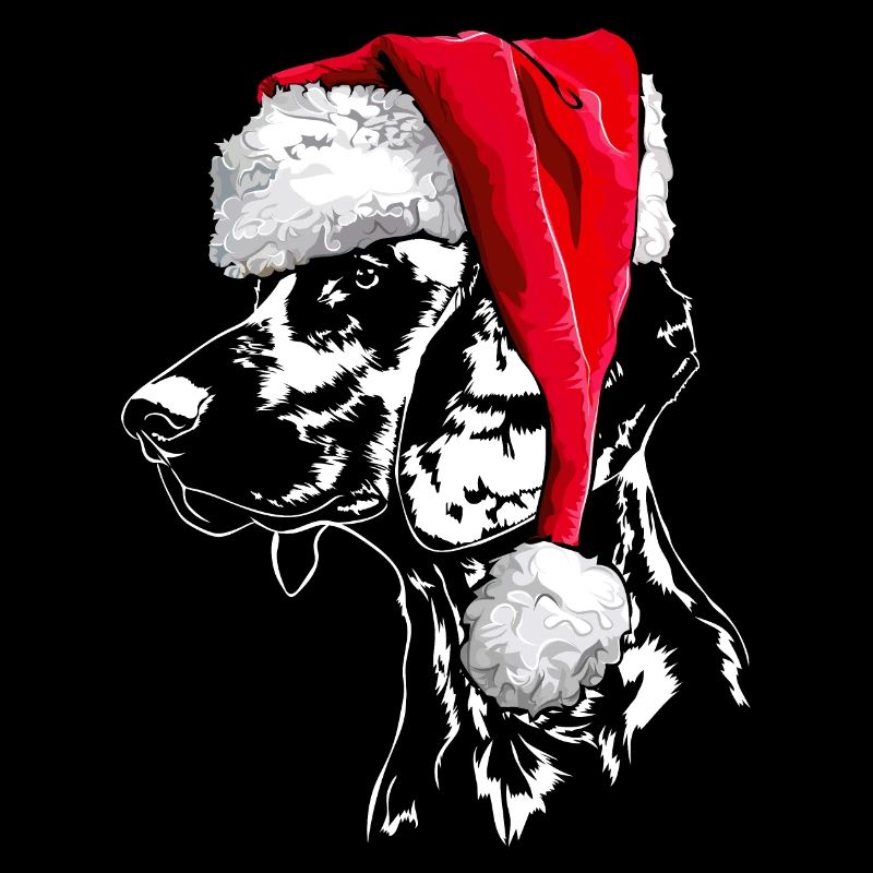 Père Noël CHIEN DE SUEUR HANOVRIEN Chiens Wilsigns