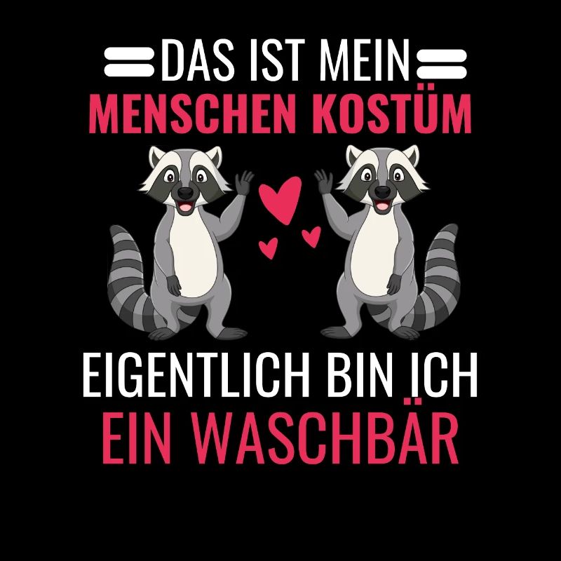 Trash Panda Kostüm Wald Tier Geschenk Waschbär