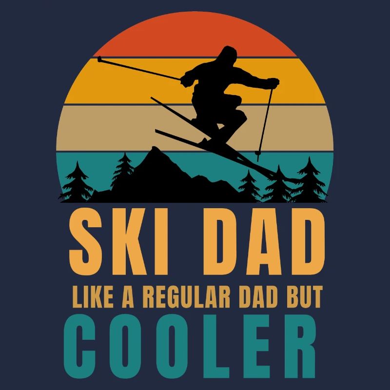 ski dad like regular dad but cooler