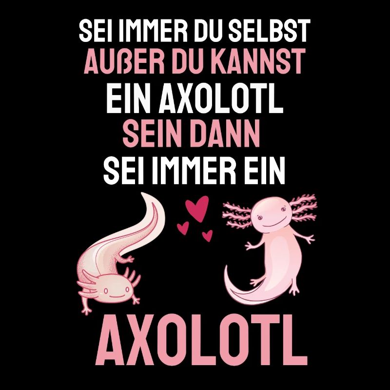 Mexikanischer Salamander Lustiges Geschenk Axolotl