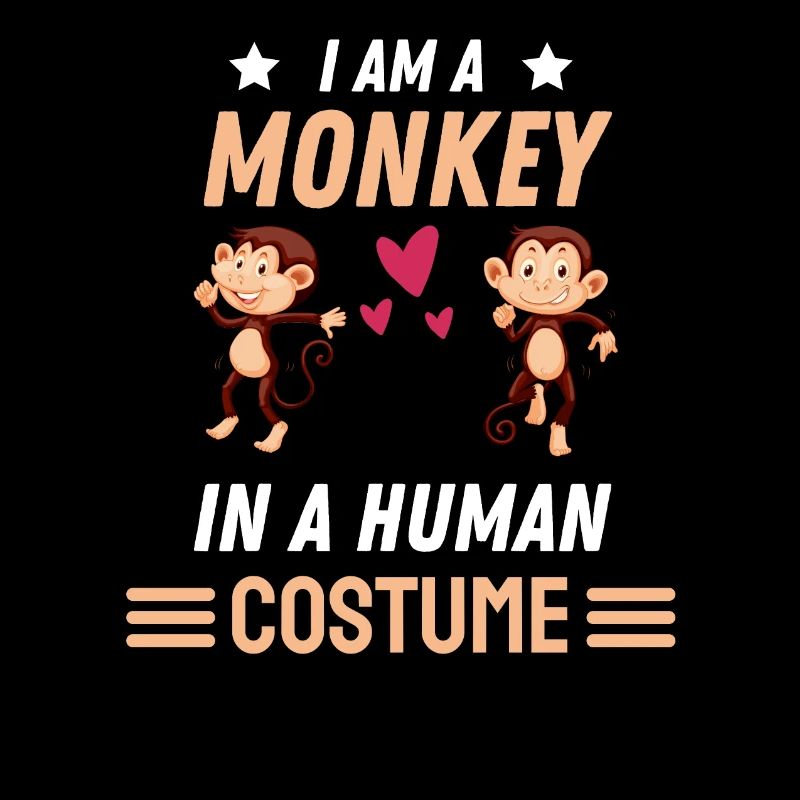 Zoo Animal Chimpanzee Costume Gift Funny Monkey
