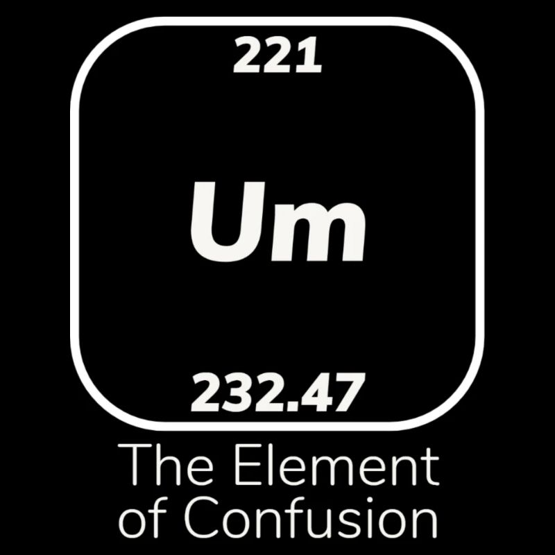 Um élément de confusion