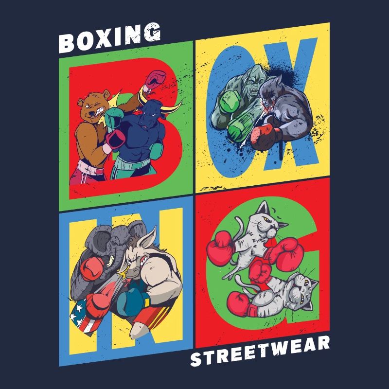 Boxen Boxer Boxkampf Sport Tiere Cartoon Comic