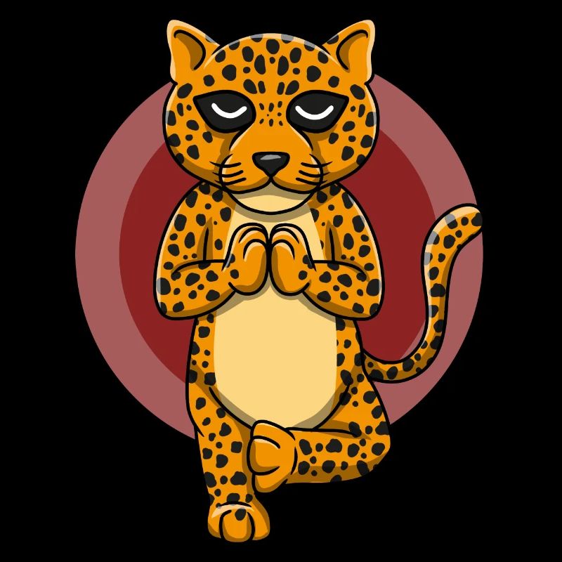 Yoga Leopard