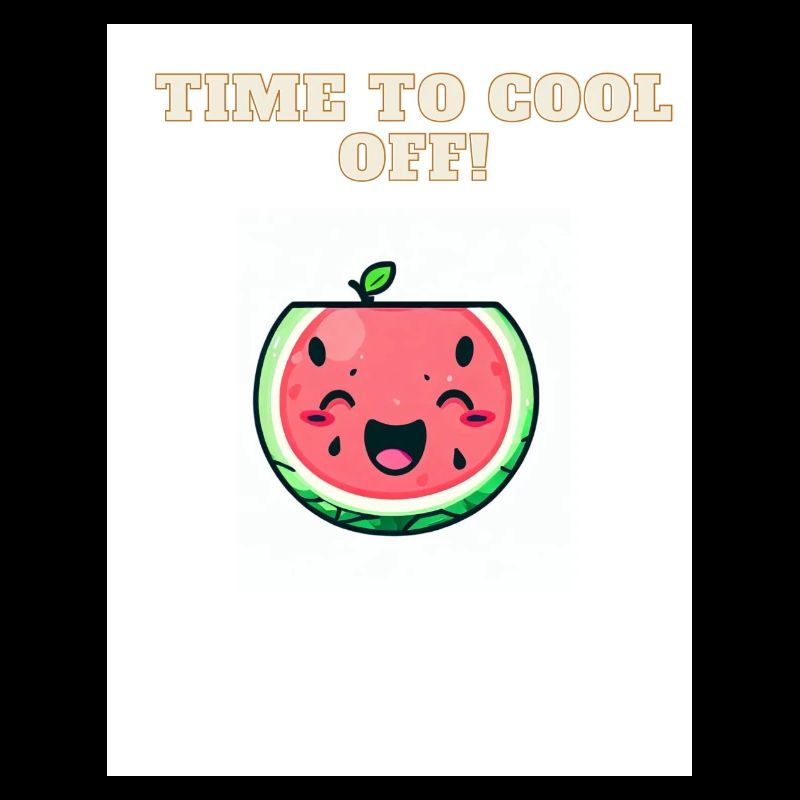 Kawaii Wassermelone