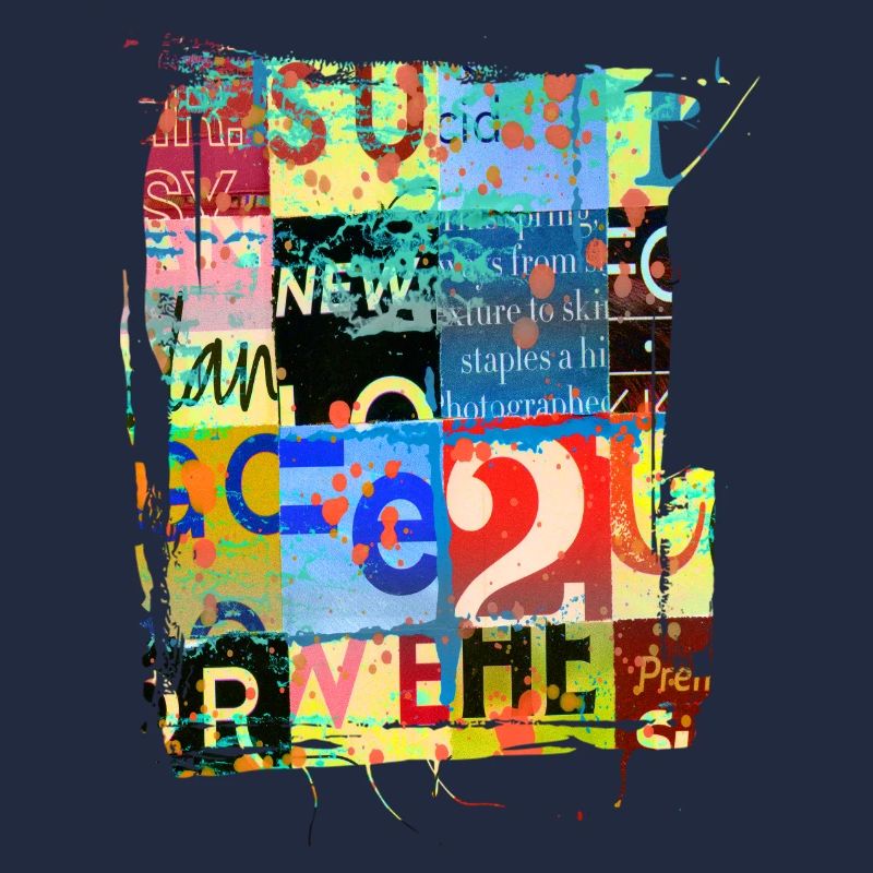 Newspaper Clips Scrapbook Magazines Alphabet Code