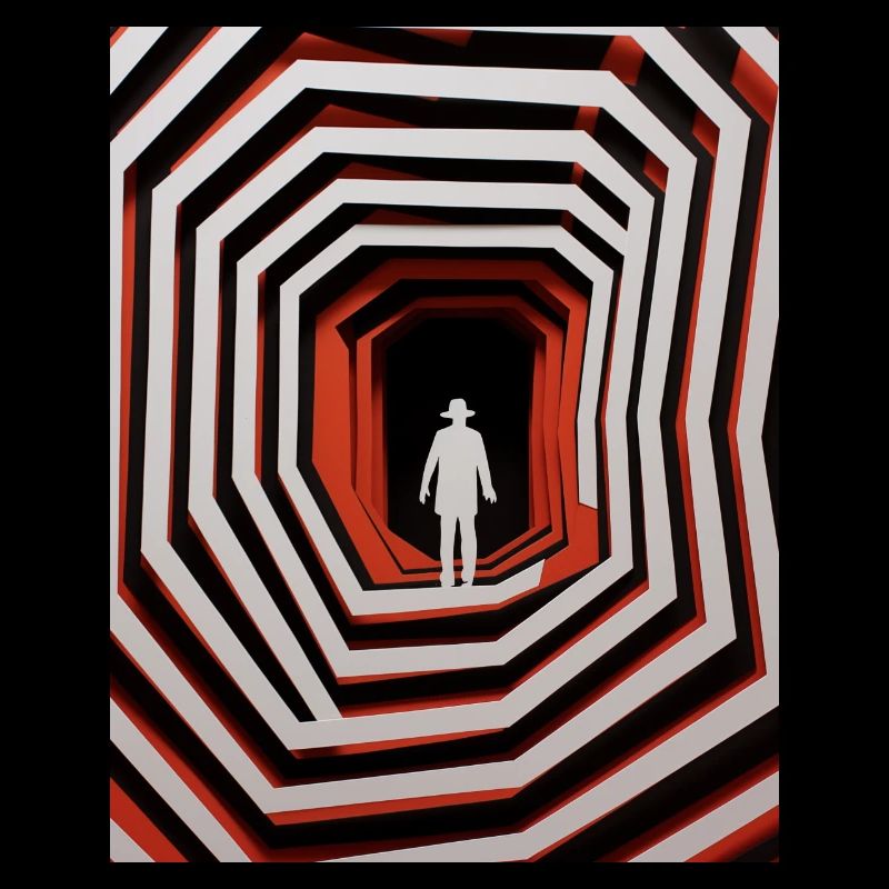 Papier découpé Vertige