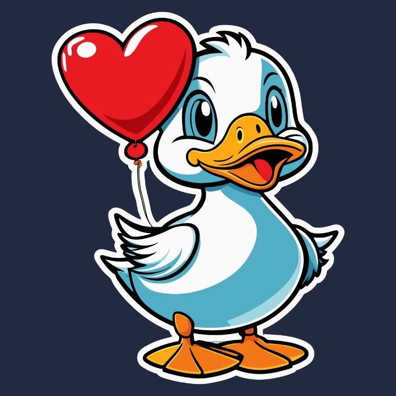 Coeur de canard - Saint-Valentin