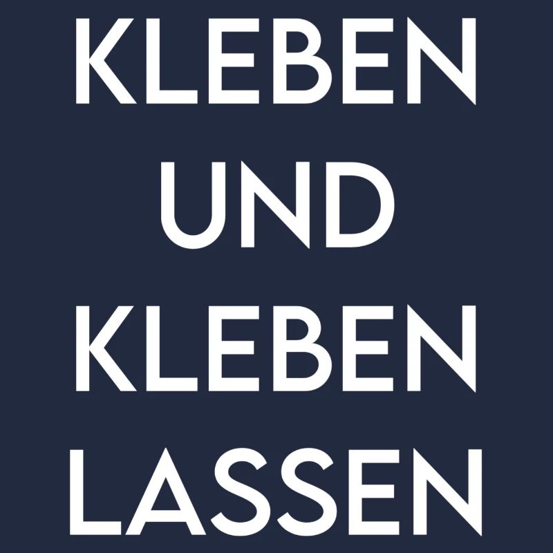 Kleben und kleben lassen