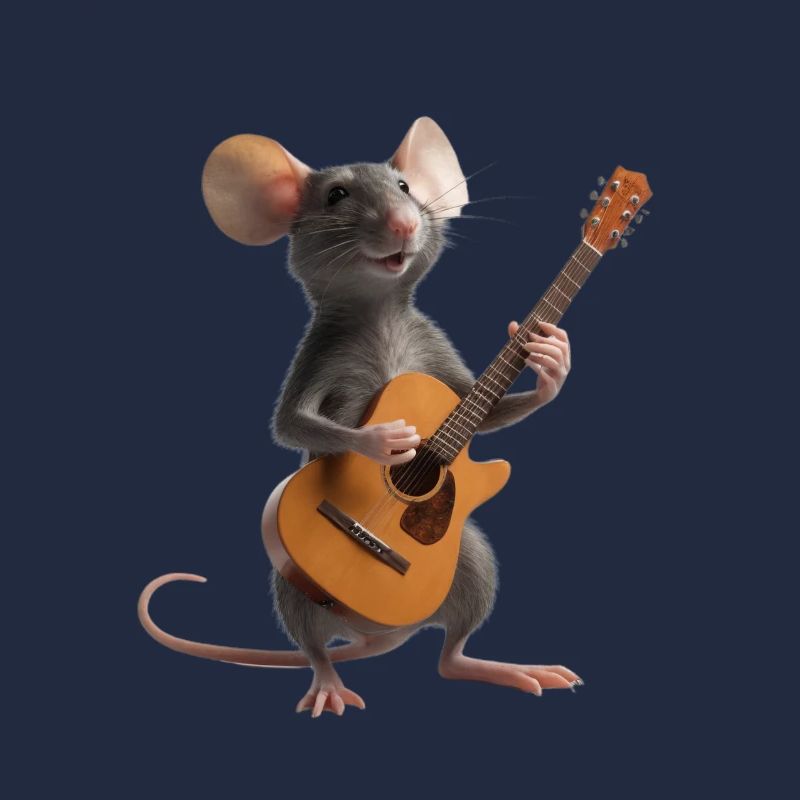 Rat Mouse Guitar