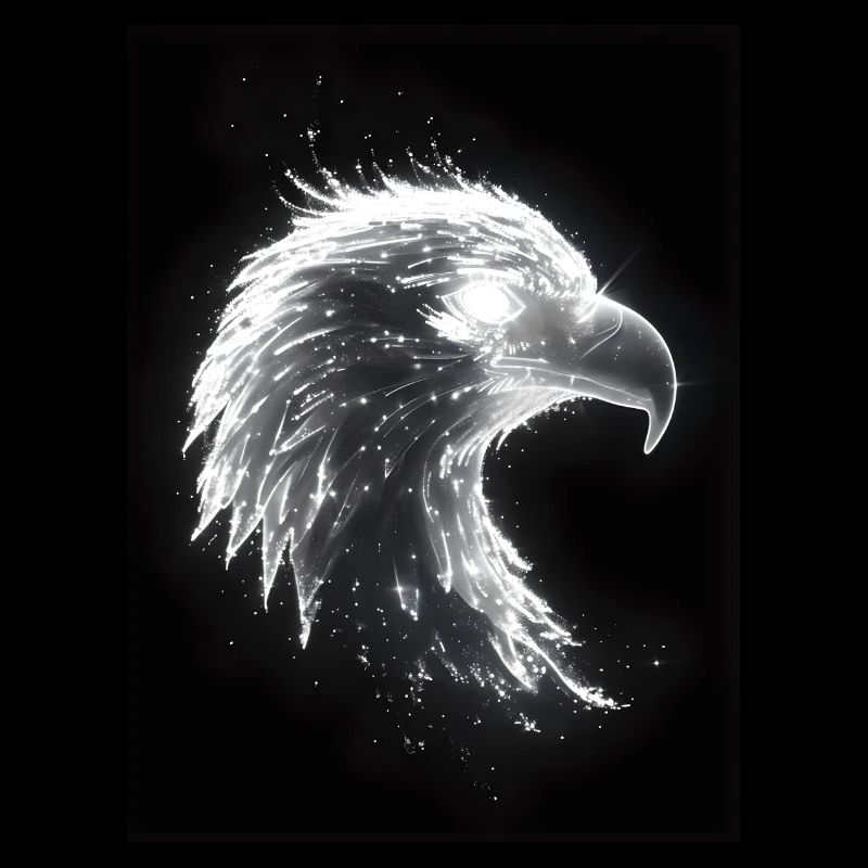 Cadeau Eagle Neon Glow