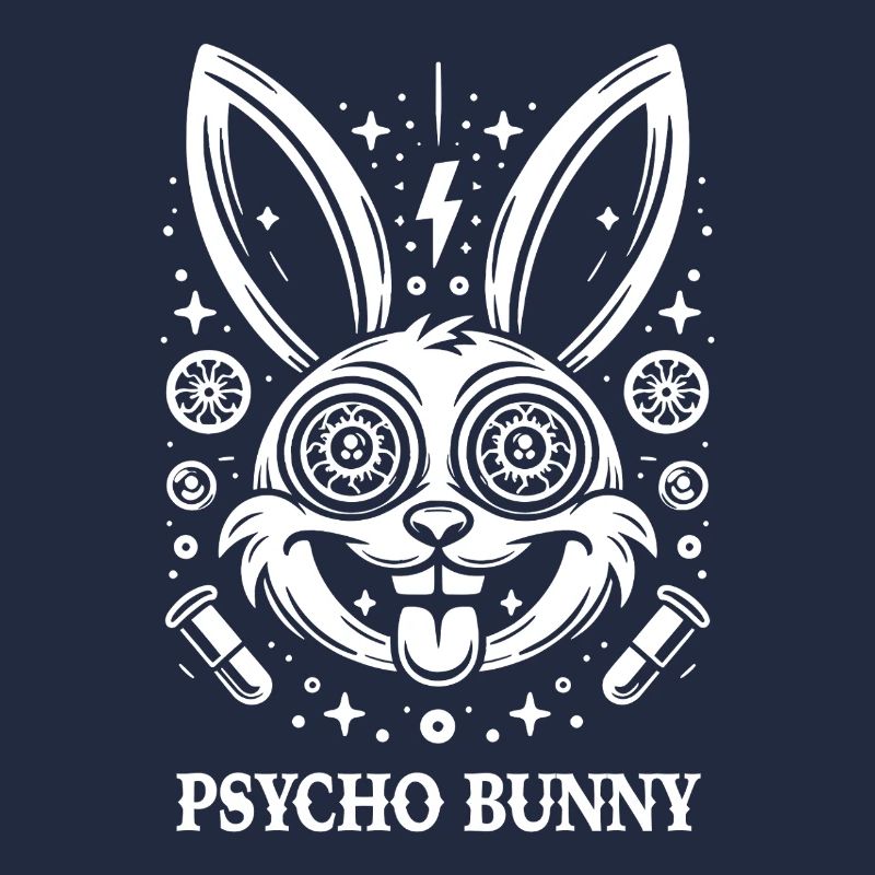 Psycho Bunny Neon Psychédélisme