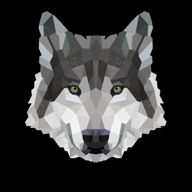 POLYGON WOLF MYTH FANTASY Husky