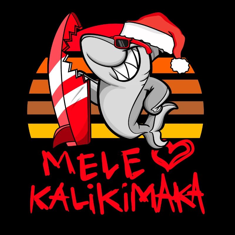 Requin surfeur Mele Kalikimaka
