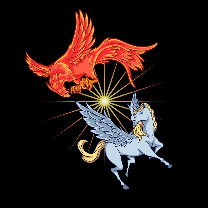 Animals of Mythology - Phoenix vs Pegasus