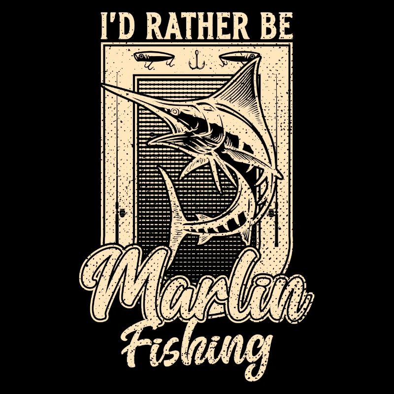 Je préfère être Marlin Pêche Mer Pêche Jeu Poisson