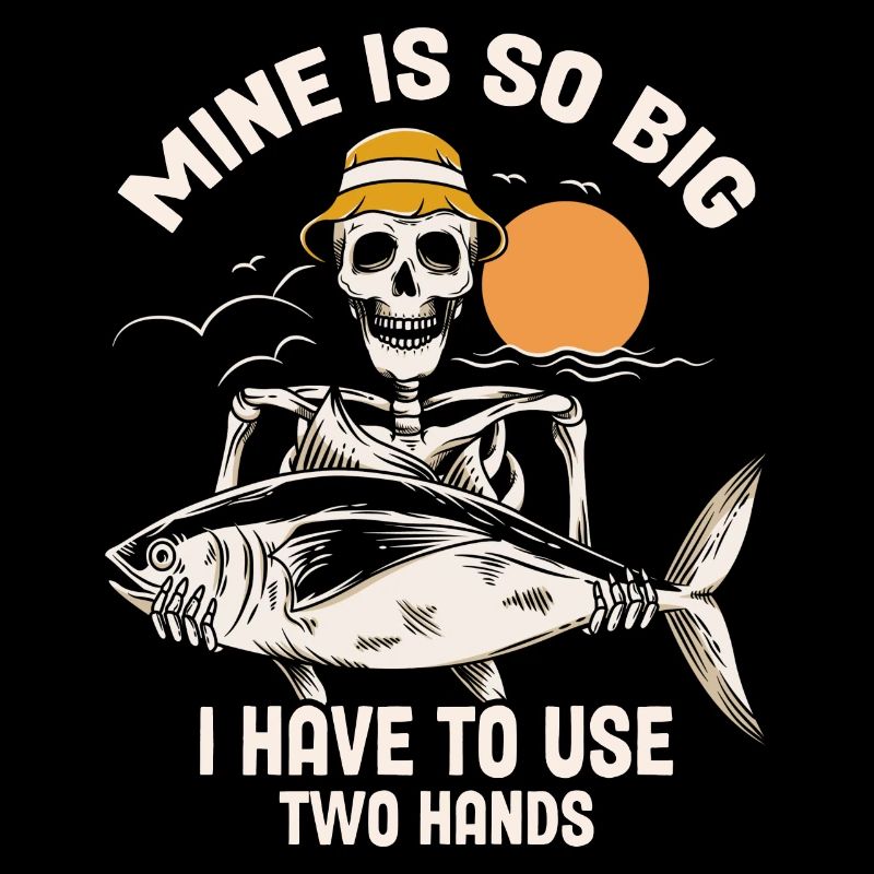Le mien est si grand que je dois utiliser les deux mains pêcheur
