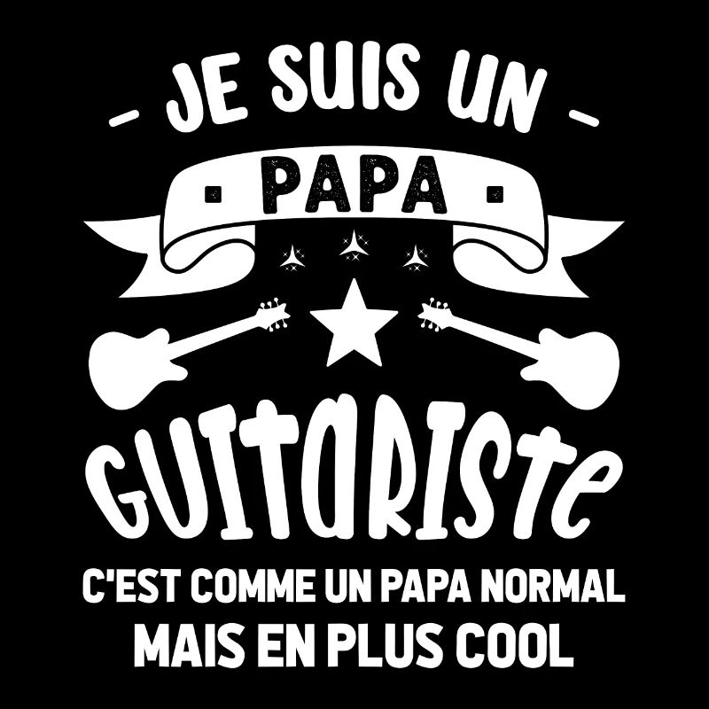 Papa Guitariste Idée Originale Fêtes des Pères