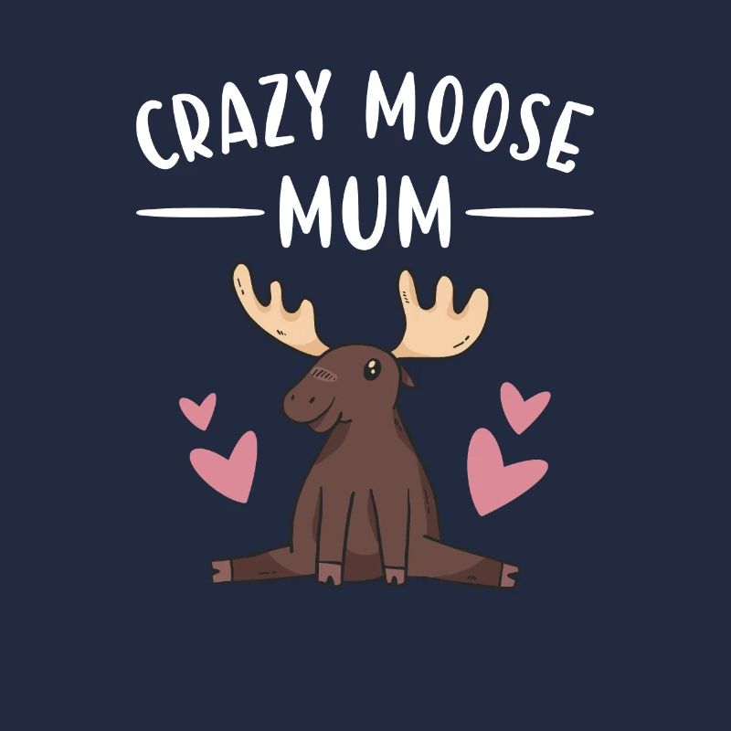 Elk Crazy Moose Maman Orignal