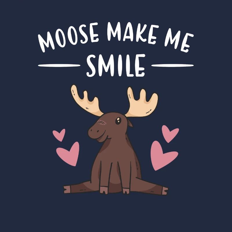 Elk Moose Make Me Smile Moose