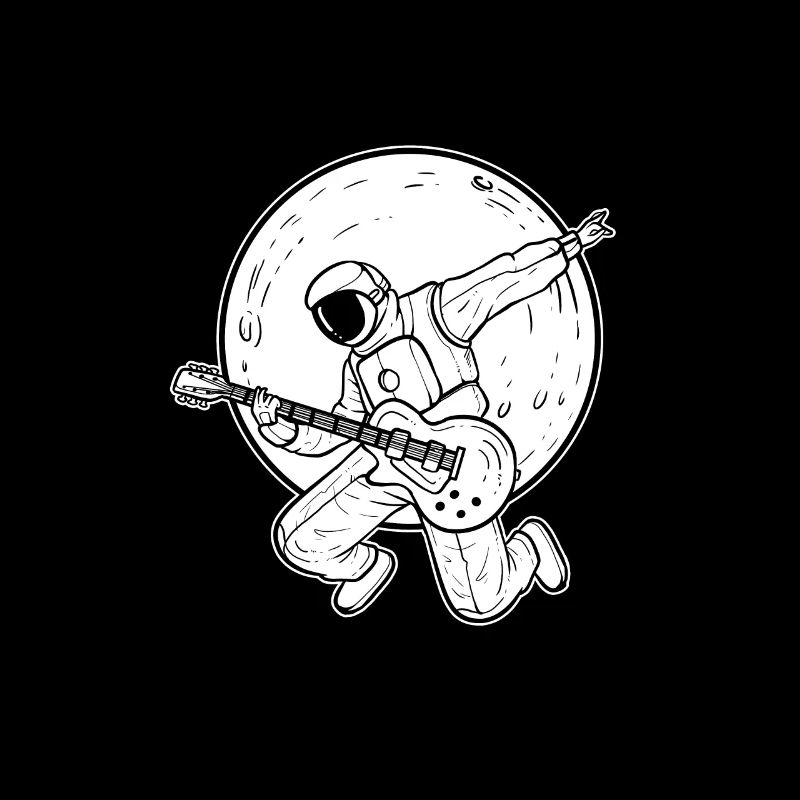 Guitariste astronaute guitariste