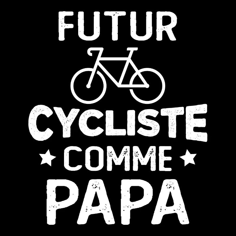 Futur cycliste comme papa