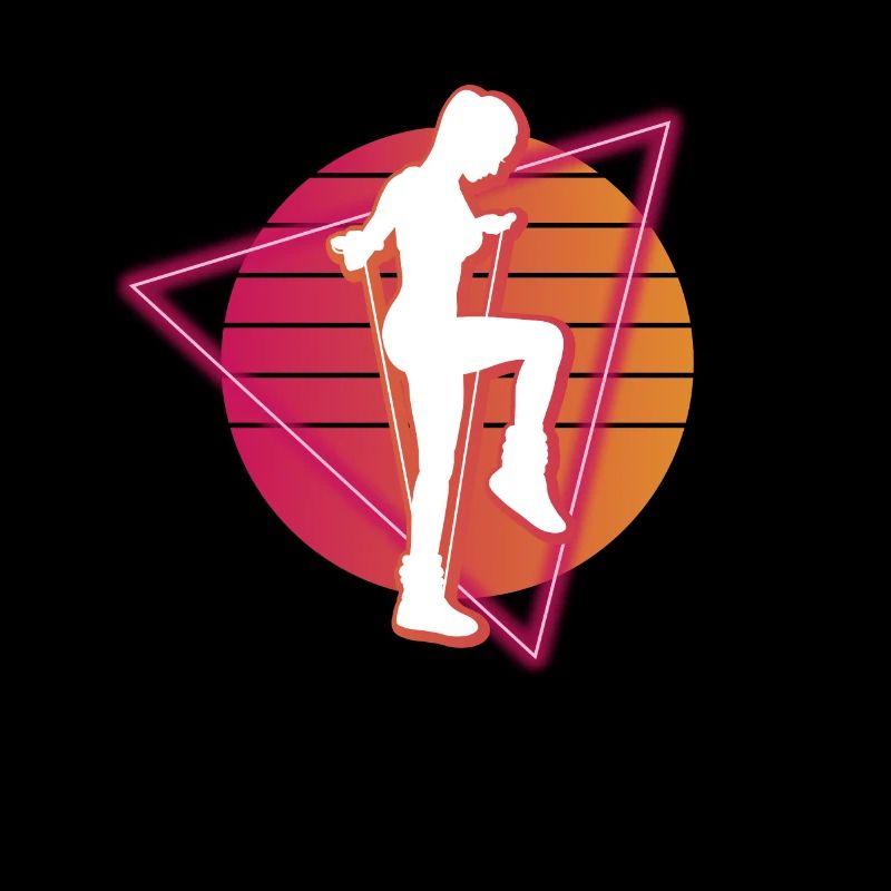 Vaporwave Rope Jumping
