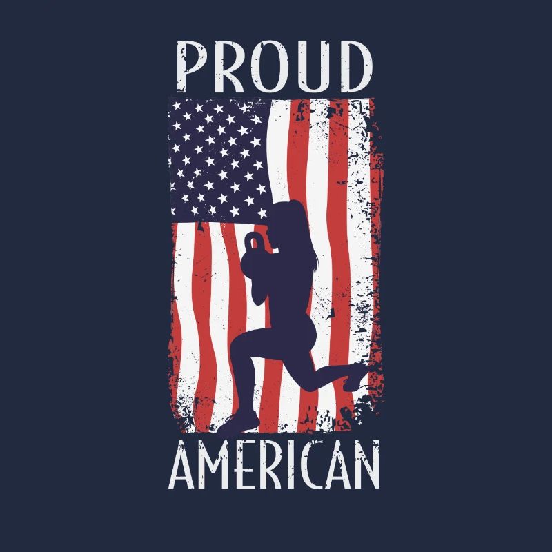 Drapeau américain HIIT