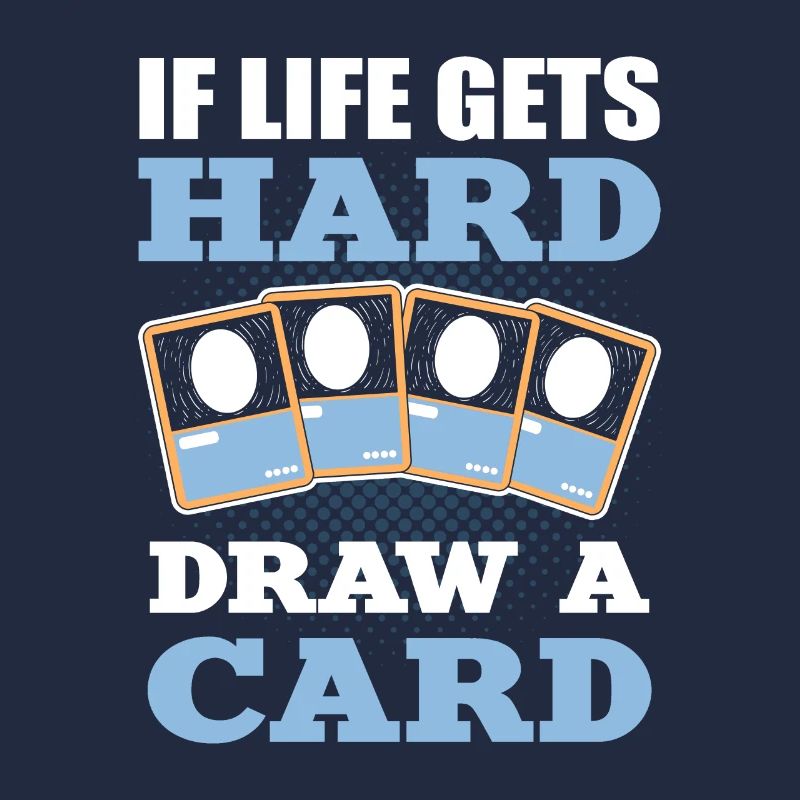 Si la vie obtient le tirage difficile d’un jeu de cartes à collectionner