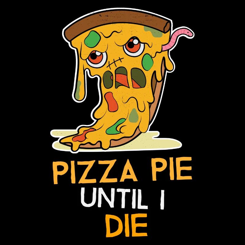 Funny Pizza Zombie Halloween