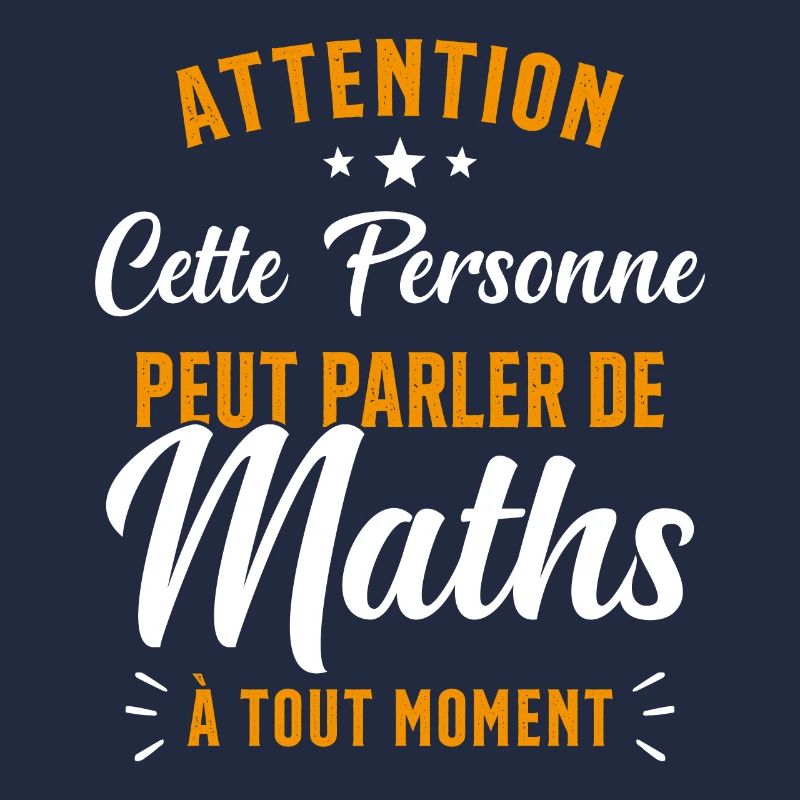 Prof de Maths Mathématique Cadeau Mathématicien