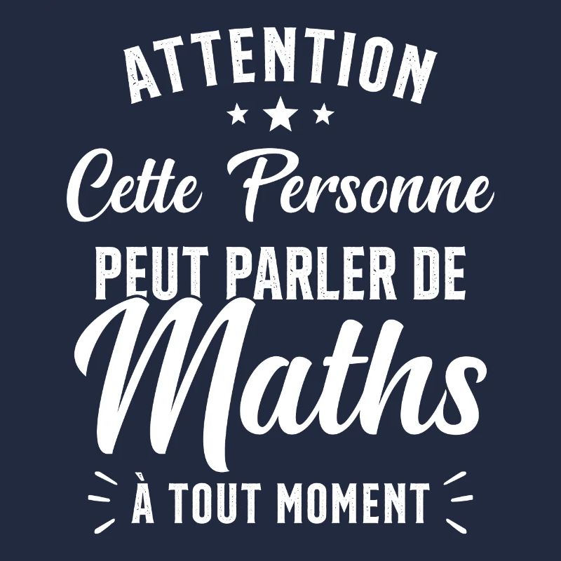 Prof de Maths Mathématique Cadeau Mathématicien