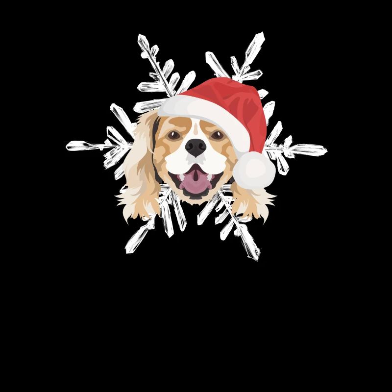 Épagneul King Charles Joyeux Noël