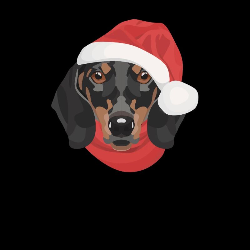 Dachshund Merry Christmas