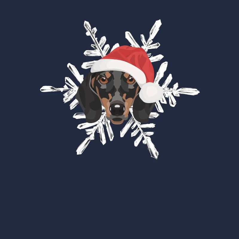 Dachshund Merry Christmas