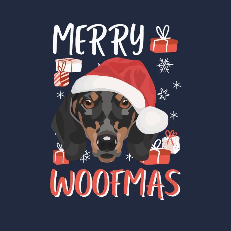 Teckel Joyeux Noël