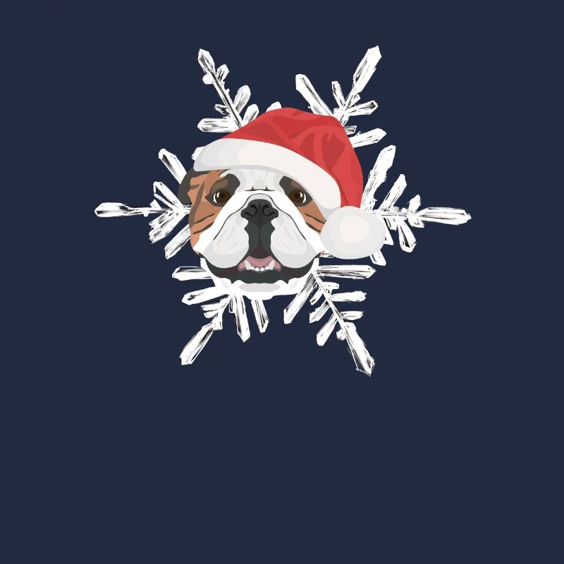 Bouledogue anglais Joyeux Noël