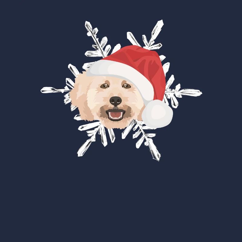 Caniche Joyeux Noël