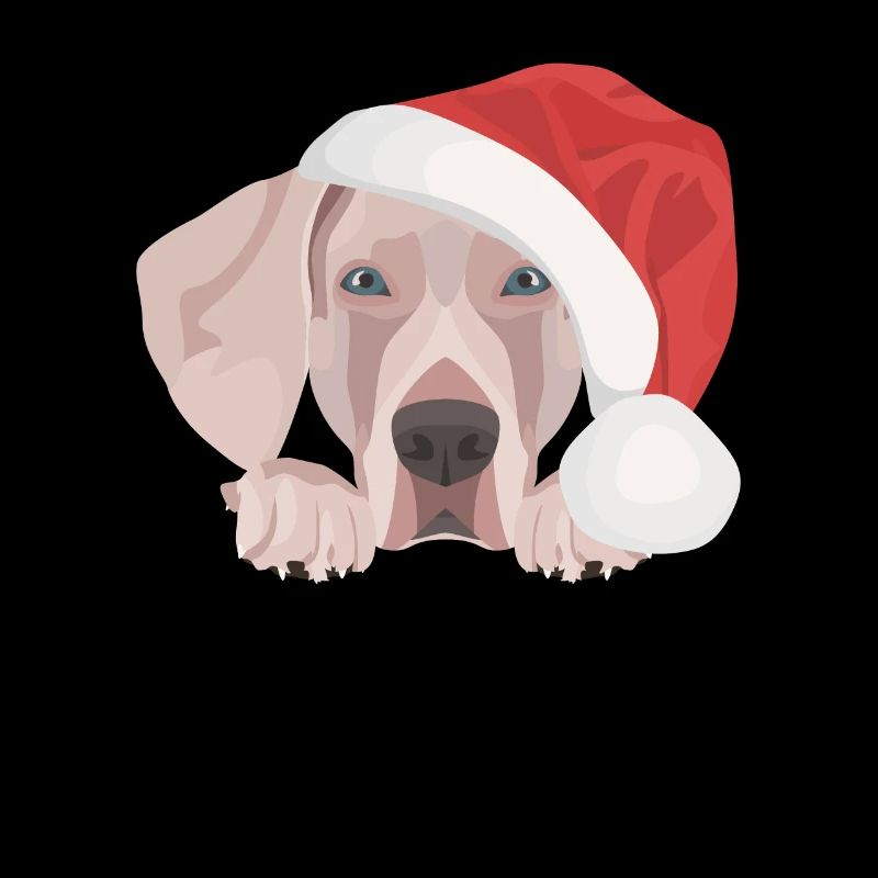 Joyeux Noël Weimaraner