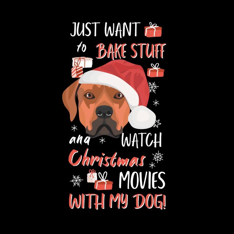 Rhodesian Ridgeback Joyeux Noël
