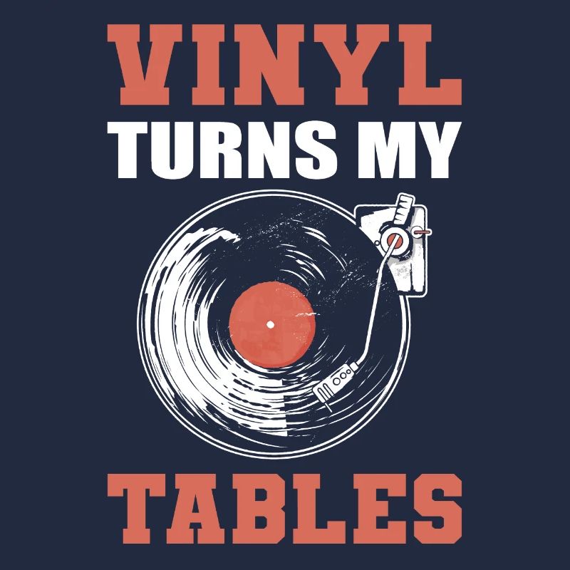 Le vinyle renverse mes tables Collectionneur de disques vinyles