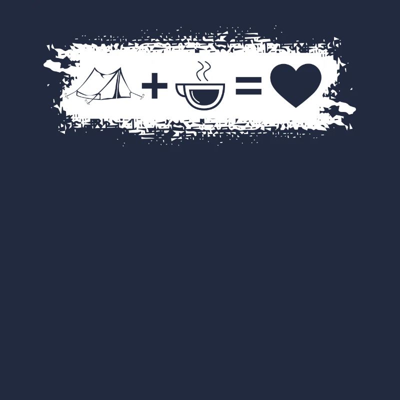 Grunge Rectangle - Heart - Coffee - Camping Tent -